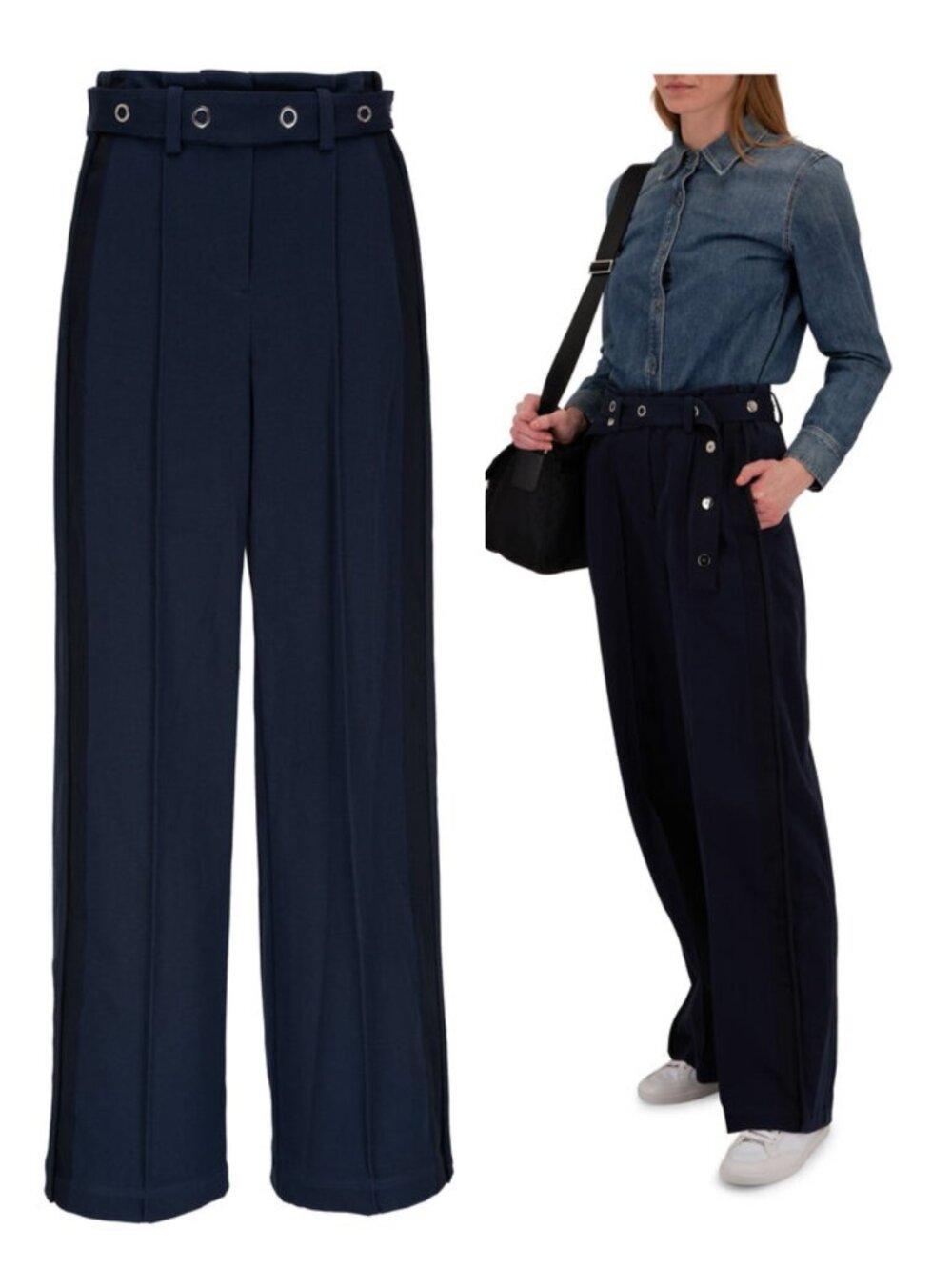 3.1 Phillip Lim Belted Utility Pant 10 Midnight